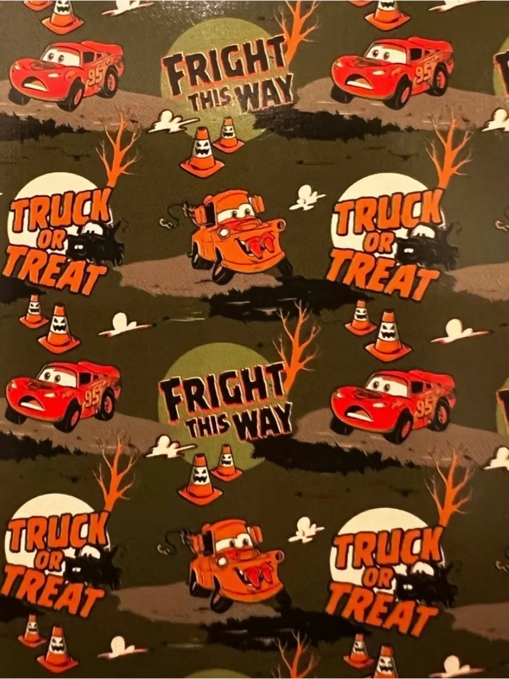 Disney Pixar Cars Plush Halloween Throw Blanket